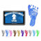 Baby Hand and Footprint Kit by Forever Fun Times | Get Hundreds of Detailed Prints with One Baby Safe Ink Pad | Easy to Clean, and Works with Any Paper or Card | Clean and Safe (Blue)