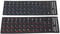 Keyboard Stickers ,Specially Designed Russian Alphabet Keyboard Sticker ,Dustproof ,Wear Resistant for PC Keyboards for Laptops and Desktops