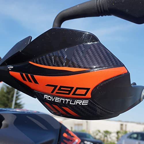 labelbike - Pegatinas 3D de protección para guardamanos de Moto compatibles con KTM 790 Adventure 2019-2020