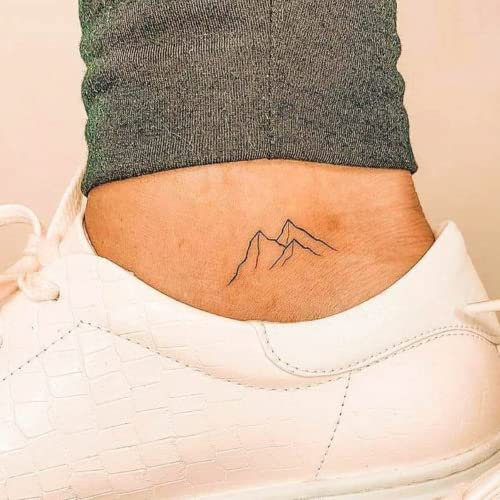 Inkster Tattoo - Gletscher | vegane & wasserfeste Temporäre Tattoos für Erwachsene - EU-Kosmetikzertifizierte Farbe - revolutionäres 2 Wochen Tattoo | Premium Klebetattoos & Fake Tattoo
