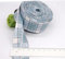 3 cm extra breites Baumwoll-Schrägband, einfarbig, kariert, Druckmuster, einfach gefaltet, Nähen, DIY-Kleidung, Stoffzubehör, 15 blau kariert