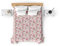 CosìCasa - Trapuntino una Piazza e Mezza 210X250 cm | Copriletto Una Piazza e Mezzo Primaverile/Autunnale | Trapunta Primaverile Leggera (80 gr/mq) | Trapunte Rose Rosa