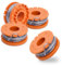 MAOZHOU Strimmer Spool Line,4 PCS Φ1.6mm 3.05m WX150 Nylon Spools,Strimmer Wire Compatible with Mac Allister MGTP18Li Trimmer/WORX WG150,WG151 / Qualcast