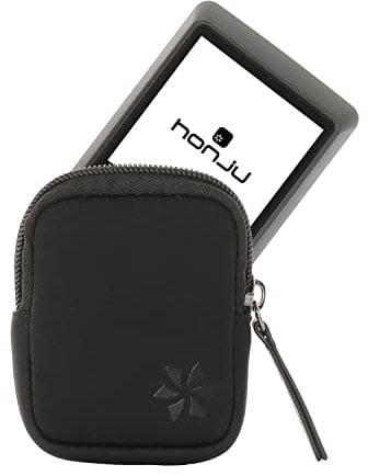 honju Bike Neoprentasche für Bosch Intuvia 100 Display-Tasche [E-Bike/Pedelec Tasche, Schutz vor Kratzern & Schmutz, Fahrrad-Computer Displayschutz, Hochwertiger Reißverschluss] - schwarz