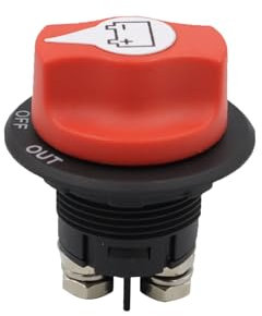 Battery Isolator Switch 12V-36V, 100A Isolator Switch, Battery Isolator Switch With Fuse Compatible With Car, Yacht, Lawn Mowe
