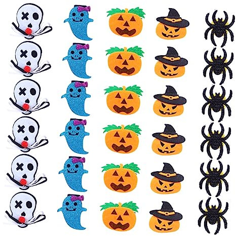 WHAMVOX 30stücke Halloween Slap Armbänder Mit Schaurigem Schädelkopf-design Party-dekoration Für Erwachsene Spaß Für Halloween Und Feiern