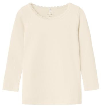 Name IT Mädchen Nmfkab Ls Top Noos, Summer Sand, 110 EU