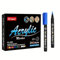 Frilla 24-teiliges Acrylmarker-Set, Acrylstifte für Steine Wasserfest Für Kunststoff Glas Holz Keramik Metall Reifen Leinwand | ACRYLICPENS