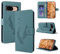 CASAFUNY Coque pour Google Pixel 8 Étui à Rabat Antichoc Cuir Housse de Protection pour Google Pixel 8 Pochette de Portefeuille Magnétique Flip Case Etui pour Google Pixel 8, Bleu