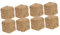 Alasum 8 STK Mini-Heuhaufen-Modell Miniaturen zum Basteln Miniballen für draussen Herbst Stapel bürodeko büro Dekoration tischdeko Hof Szene sandtisch selber Machen Holz