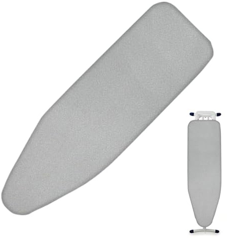 Lyanny Bügelbrettbezug | 120x40cm | Großer Bügelbrettbezug mit Baumwolloberseite und Dicker Polsterung | Ersatzbezug für hitzebeständiges Bügelbrett