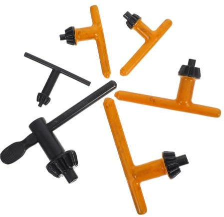 Angoily 6pcs Drill Chuck Key Set Electric Drill Chuck Wrench Wrench 4mm/6mm/10mm/13mm/16mm/20mm