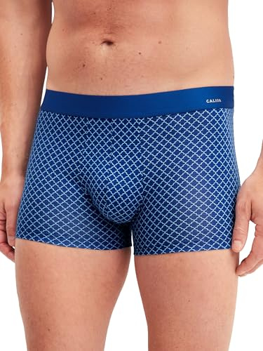 CALIDA Cotton Code Design Boxershorts Herren Mazarine Blue 52-54