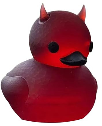 Klaisy Halloween Harz Enten Skulptur Figuren Teufel Themen Desktop Auto Dashboard Office Desk Dekoration Figur Kollektible
