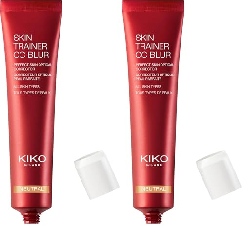 KIKO Milano Skin Trainer Cc Blur 03 | Optischer Concealer, Der Die Hautstruktur Glättet, Den Teint Ebnet Und Die Hautfarbe Korrigiert (Packung mit 2)
