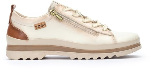 Infinity Women’s Leather Lace Up Trainers Sneakers - Vigo