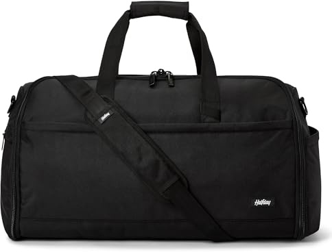Halfday Premium Convertible Garment Duffel Bags, Jet, 45L US, Premium, 45l