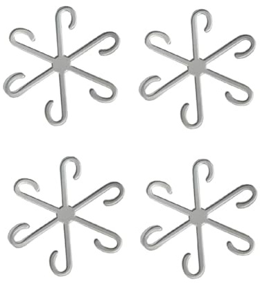 Flaroey Plant Stem Support, Acrylic Plant Climbers Stem Holders Reusable Plant Growth Accessories Stakes for Growing Plants B
