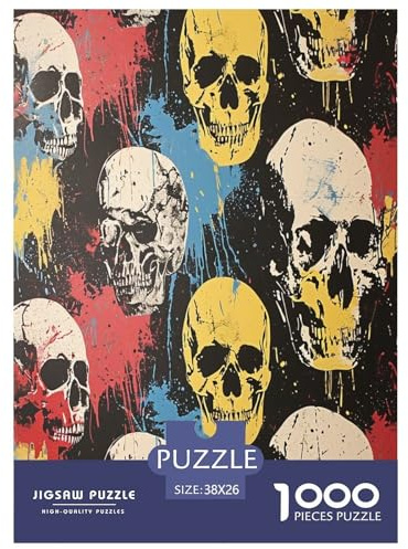 Puzzles Skelett-Anatomie-Kunst Klassische Zuhause Dekoration Biologie 1000 Teile Geburtstagsgeschenk Für Erwachsene Und Kinder 38x26cm/1000pcs
