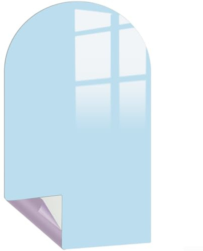 Magnettafel Kinder 100x40 Selbstklebende Magnetwand & Magnetfolie für Kinderzimmer mit Kreide und Tuch(Blau)