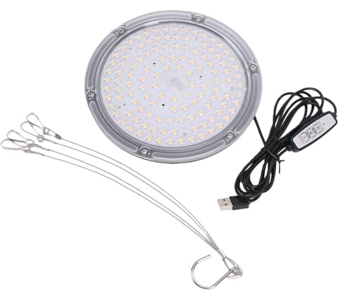 HEEPDD Full Spectrum Grow Light Plant Grow Light 120 Lamp Beads Full Spectrum, Hanging Growing Lamp for Indoor Potted Plants