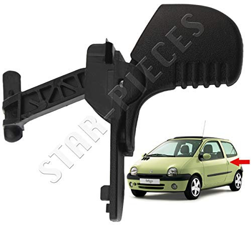 STARKIT PERFORMANCE Poignée de porte compatible pour Twingo 1 (1993-2007) poignée extérieure | avant gauche (côté conducteur) (noire) 7700822426