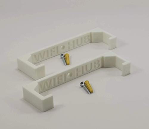 NOW Broadband Hub Two Wall Bracket Wall Mount Holder Wifi Router (White)