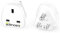 LENCENT 2X UK to India Travel Adapter, 3-Pin Earthed Grounded UK Plug to Pakistan Travel Plug Adaptor for India, Sri Lanka, Nepal, Niger, Lebanon, Ghana, Myanmar, Senegal and more (Type D)
