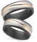 123traumringe Eheringe in Carbon, Titan & Roségold I Partnerringe mit Brillant & Etui I Gravierbare Eheringe mit Ringgröße 50-74 mm I Edle Verlobungsringe in 7 mm Breite & 2,5 mm Stärke I S84