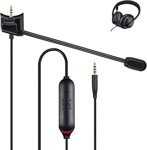 Ersatz-Mikrofonkabel mit Geräuschunterdrückung, passend für Bose QC45 Kopfhörer-Mikrofon