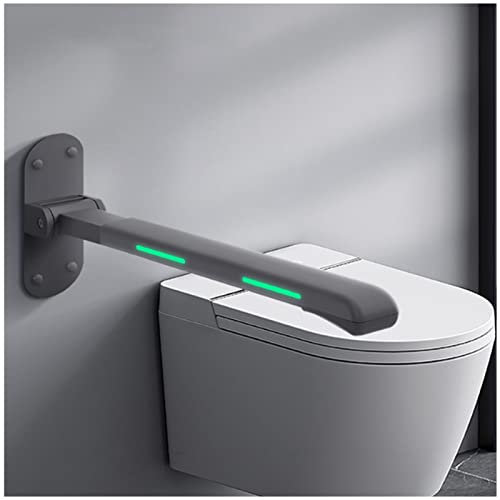 EEUK Badewannengriff senioren, WC Haltegriff klappbar Edelstahl haltegriffe für senioren Wandhalterungs Haltegriff Safe Geländer Badewanne für Senioren Behinderte Schwangere(Color:Schwarz)