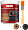 Peinture métallique argentée pailletée pour , antirouille avec pinceau, 300 g, apprêt multifonction, gel antirouille pour meubles en métal, outils d'évier en métal, protection de voiture