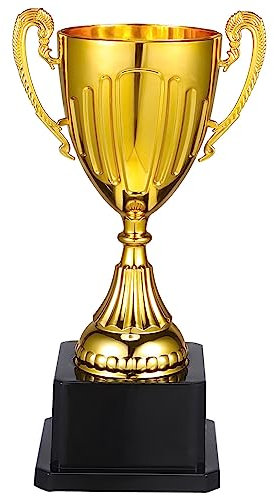 CLISPEED Gold Award Trophy Cup: Awards Trophy 19cm/ 7.5inch Gold Reward Winning Prize Cup for Kids Sports Competitions Winner Appreciation