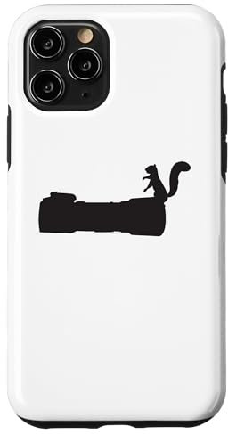 iPhone 11 Pro Camera Lens Funny Squirrel Camera Macro Lens Case