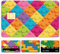 CREATCABIN 4 Stile Kreditkarten Skins Debitkarten Skin Aufkleber Keine Blasen Schmale Buzzle Personalisierte Bankkarten Schutzaufkleber PVC Wasserdicht Für Transport Schlüsselkarten 18.6x13.7cm