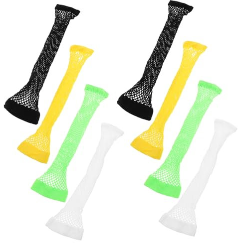 LIFKOME 4 Pairs Fine Fishnet Stretch Gloves Mesh Long Sleeve Gloves Netting Elbow Gloves Cosplay Net Gloves Arm Sleeves Halloween Costume Gloves Long Gloves Long Mesh Gloves 90% Nylon
