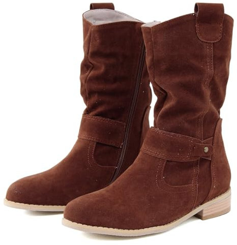 BGFIPAJG Idee Regalo Natale 2028 Economiche Stivaletti Neri Bambina 24 Stivaletti Donna Stringati Eleganti Stivali Alti Sopra Il Ginocchio Camoscio Stivaletto Pelle Donna Lacci Stivali Pelle Donna Alt
