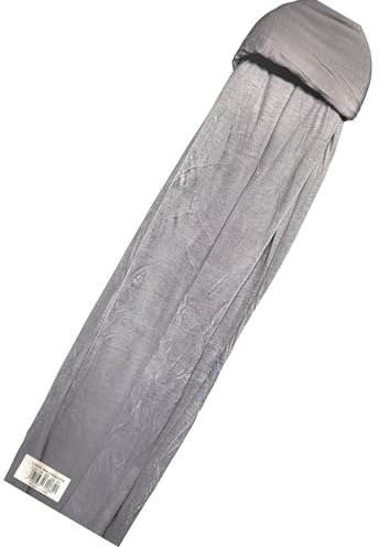 100% Baumwolle Cotton Hijab Jersey Kopftuch Frauen Premium (Nude Grau #54)