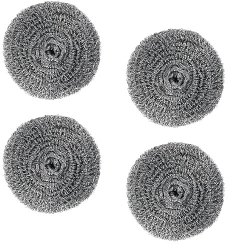 4 Pack Stainless Steel Kettle Descaler Balls, Reusable Limescale Remover Balls for Kettles, Prevents Furring & Build-Up,Kitchen, Restaurants, and Camping