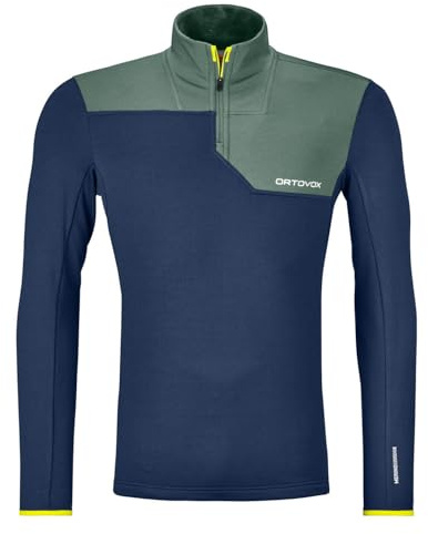 ORTOVOX Fleece Light Zip Neck, Herren