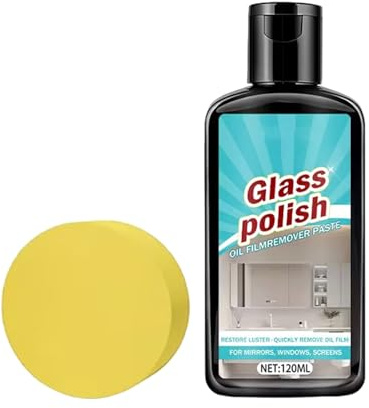 Detergente per Porte della Doccia 120ml Eliminatore di Macchie a Lunga | Rimuovi Macchie Da Vetri E Detergente Finestre Per Cura Restauro Manutenzione Piastrelle Specchi Rubinetto Ceramica
