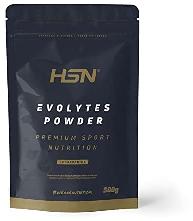 Sales Minerales Electrolitos en Polvo de HSN Evolytes Plus | Sabor Neutro 500 g = 200 Tomas por Envase Sodio, Potasio, Calcio, Cloruro y Magnesio | No-GMO, Vegano, Sin Gluten, Sin Azúcar