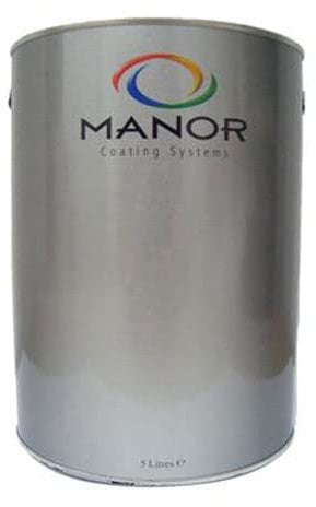 MANOR High Build Garage/Industrial Hammer Finish Black Paint 5 litre Intended Use On Metal Finishing Metal Railings/Fencing/Fabrications