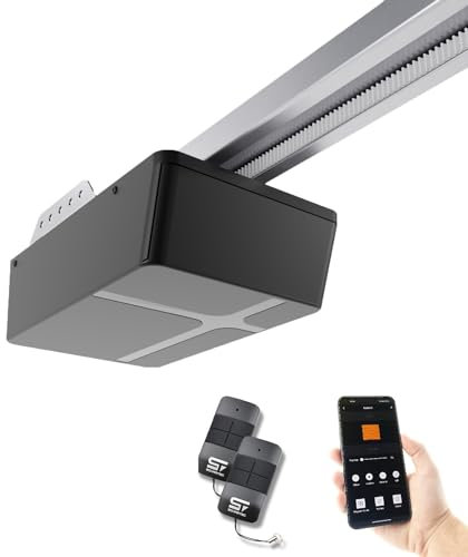 Schartec Prime 600 Garage Door Opener - electric garage door operator with WIFI - 600 N - fast and safe opening and closing speed