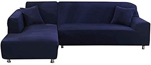 jianyana Sofabezug L Form Sofa Überwürfe Stretch Couchbezug L Form Rechts oder Links mit 2 Kissenbezügen Waschbar Ecksofa Sofaüberwurf Möbelschutz