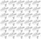 30 Stück Regalträger Stützen Bodenträger Glas-Bodenträger Kunststoff mit Stahlstift L-Förmige Clips unsichtbar Regalhalterung für Schrank Bücherregal Möbel Support 3mm