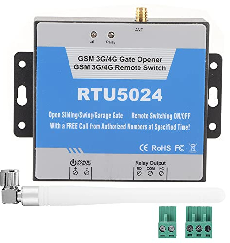 GOTOTOP GSM-Toröffner, RTU 5024-Zugriffssteuerung, Remote-EIN- / Ausschalter, Kostenloser Anruf, SMS, SMS-Befehlsunterstützung, 850/900/1800/1900 MHz
