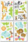 Samunshi® Wandtattoo Safari Tiere Set Wandbilder Kinderzimmer Deko Junge Wandtattoo Kinderzimmer Mädchen Wandsticker Kinderzimmer