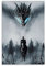 XXJDSK Druck Auf Leinwand Game of Thrones Nachtkönig Poster, dekoratives Gemälde,Wohnzimmer Schlafzimmer, Malerei 60X90cm Kein Rahmen