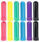 Confezione da 24 tubi per inalatore nasale in plastica per inalatore nasale ricaricabile, con stoppini (6 colori)
